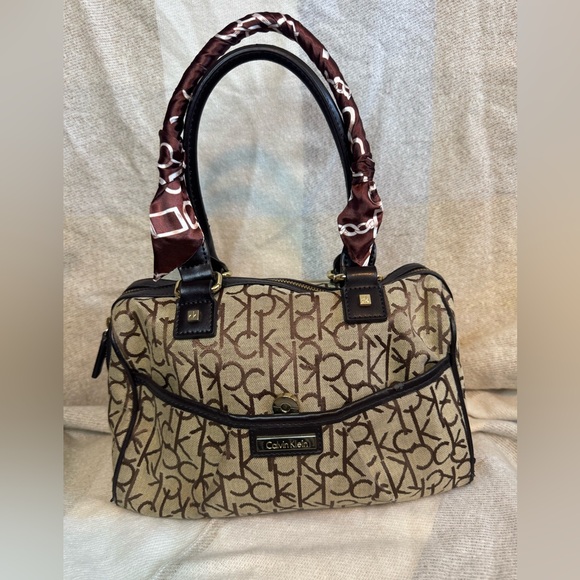 Calvin Klein Handbags - Calvin Klein Tan and Brown Women's Bag